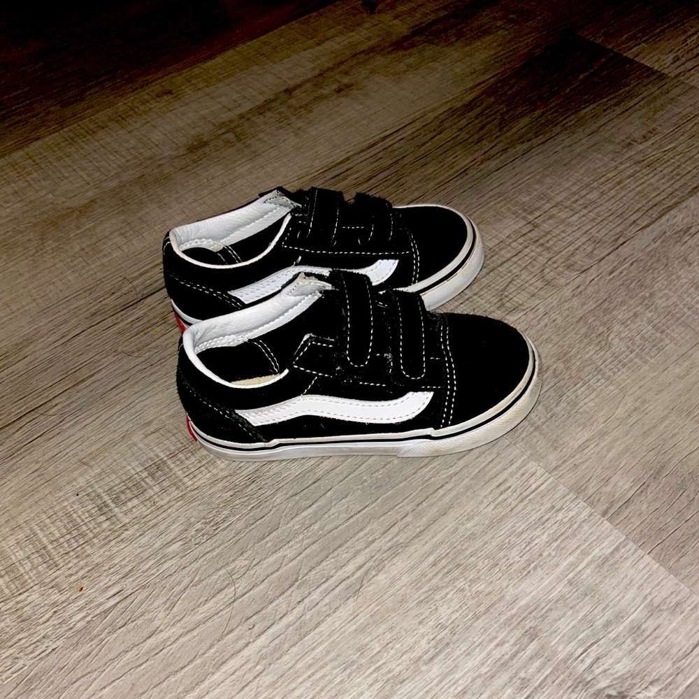 Black Vans size 8C toddler